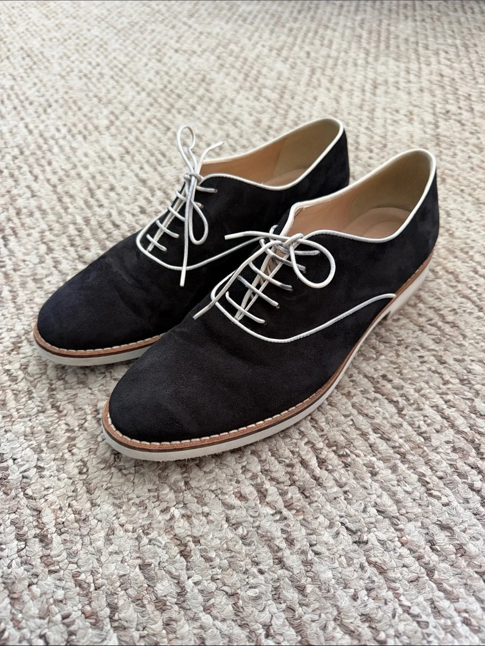 J. Crew black suede